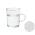 Taza de vidrio de borosilicato con Flor de la Vida