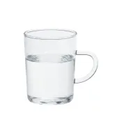 Taza pequeña de vidrio de borosilicato Trendglas Jena con asa
