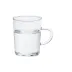 Taza pequeña de vidrio de borosilicato Trendglas Jena con asa