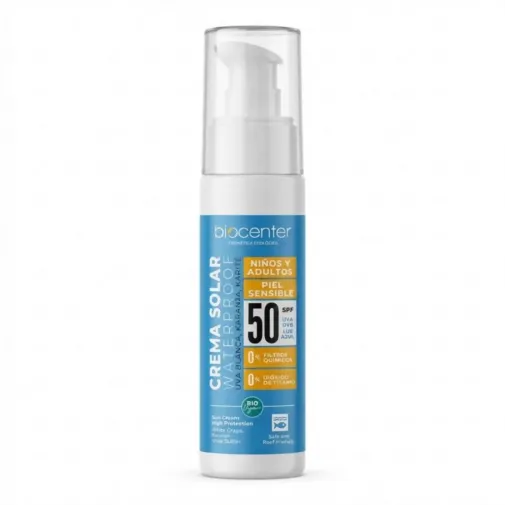 Protector solar natural SPF 50 fluido Biocenter 100 ml