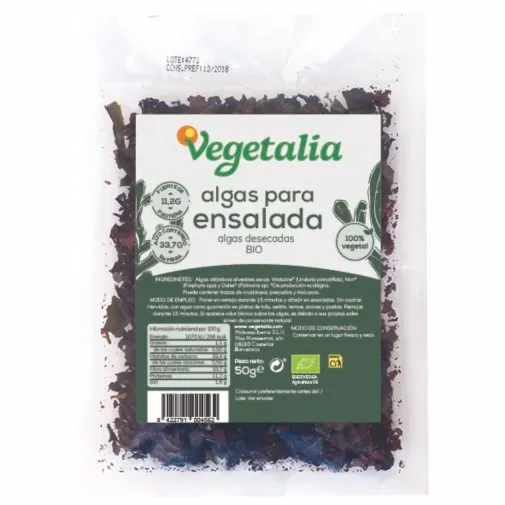 Algas para ensalada Bio ecológicas Vegetalia 50 g