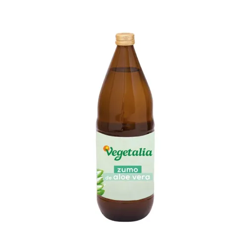 Zumo de Aloe vera Bio ecológico Vegetalia 1 L nueva etiqueta