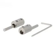 Vista interior a uno de los orificios del Adaptador de electrodos para Ionic-Pulser® (1 a 4 mm)