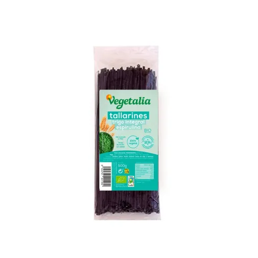 Tallarines con espirulina bio Vegetalia 500 g