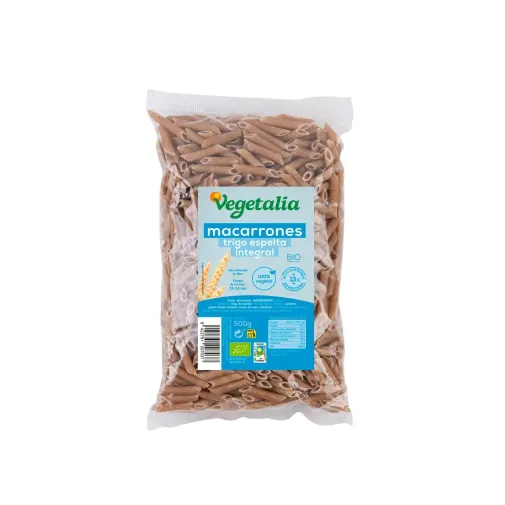 Macarrones de espelta integral bio Vegetalia 500 g