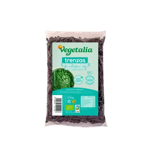 Trenzas con espirulina bio Vegetalia 500 g