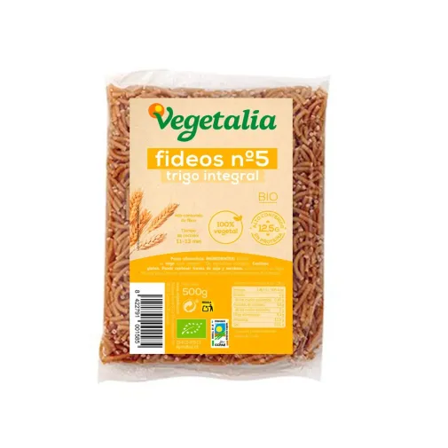 Paquete de fideo nº 5 integral bio Vegetalia de 500 g