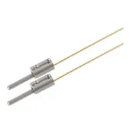 Electrodos de oro puro 99,99% Medionic conectores de acero inoxidable para generador Ionic Pulser PRO3
