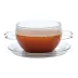 Bowl para sopa Hot-Pot con plato de vidrio Trendglas Jena (400 ml) con sopa caliente