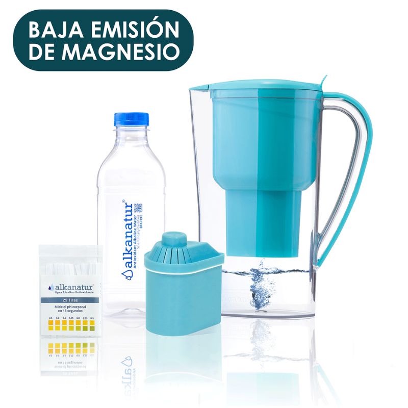 Jarra con filtro Alkanatur Drops con baja emision
