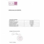 Certificado filtro antibacteriano - ICG