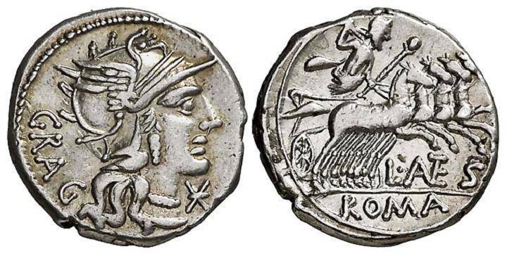 moneda de plata romana